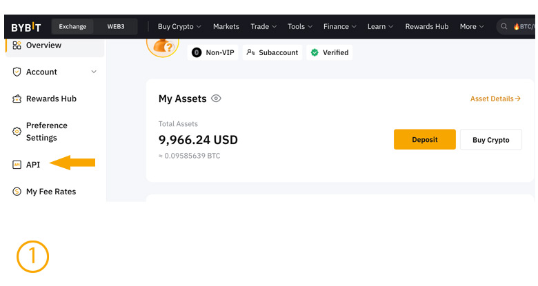 Bybit API config